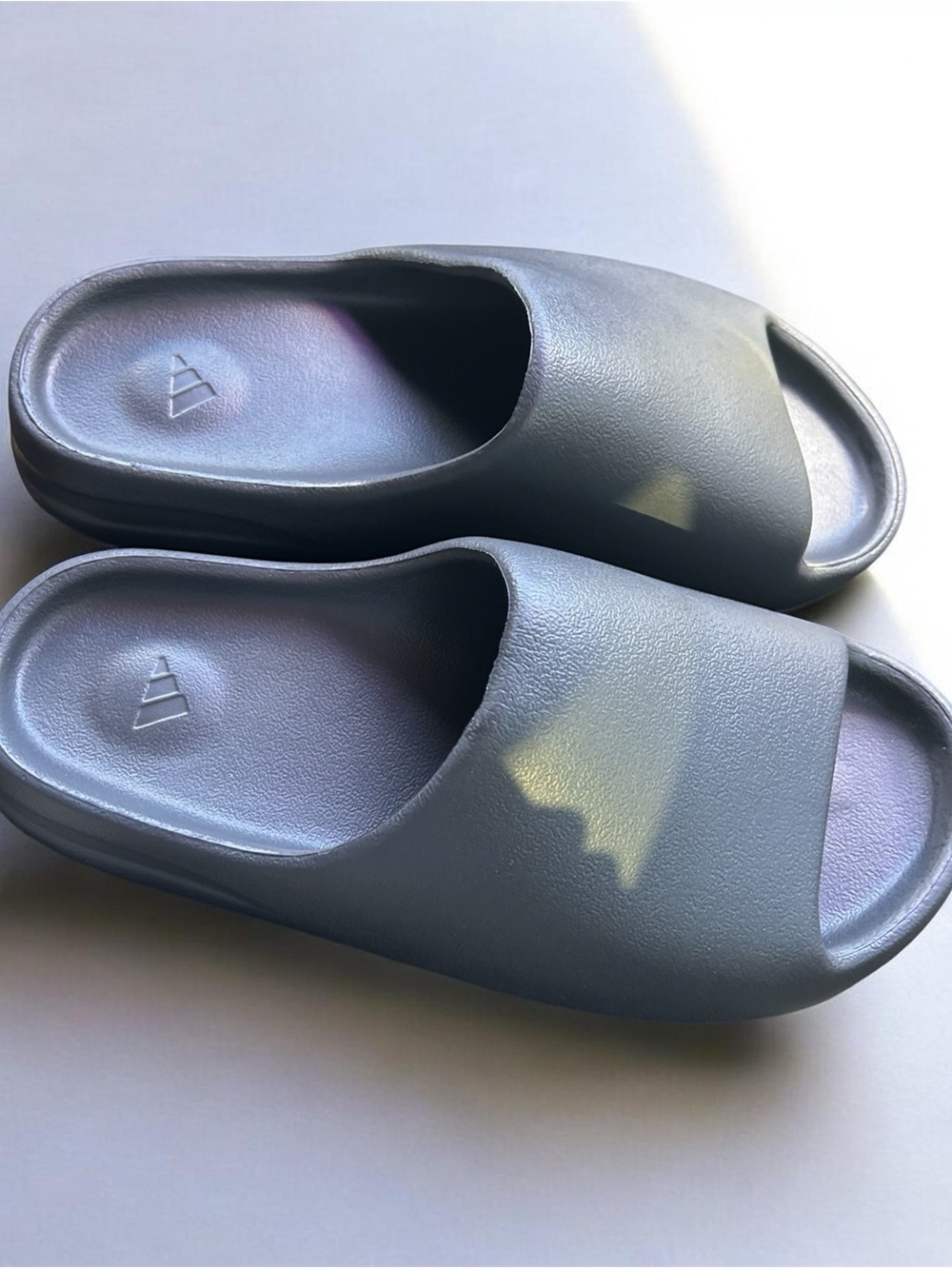 Grey Foam Slide Sandals
